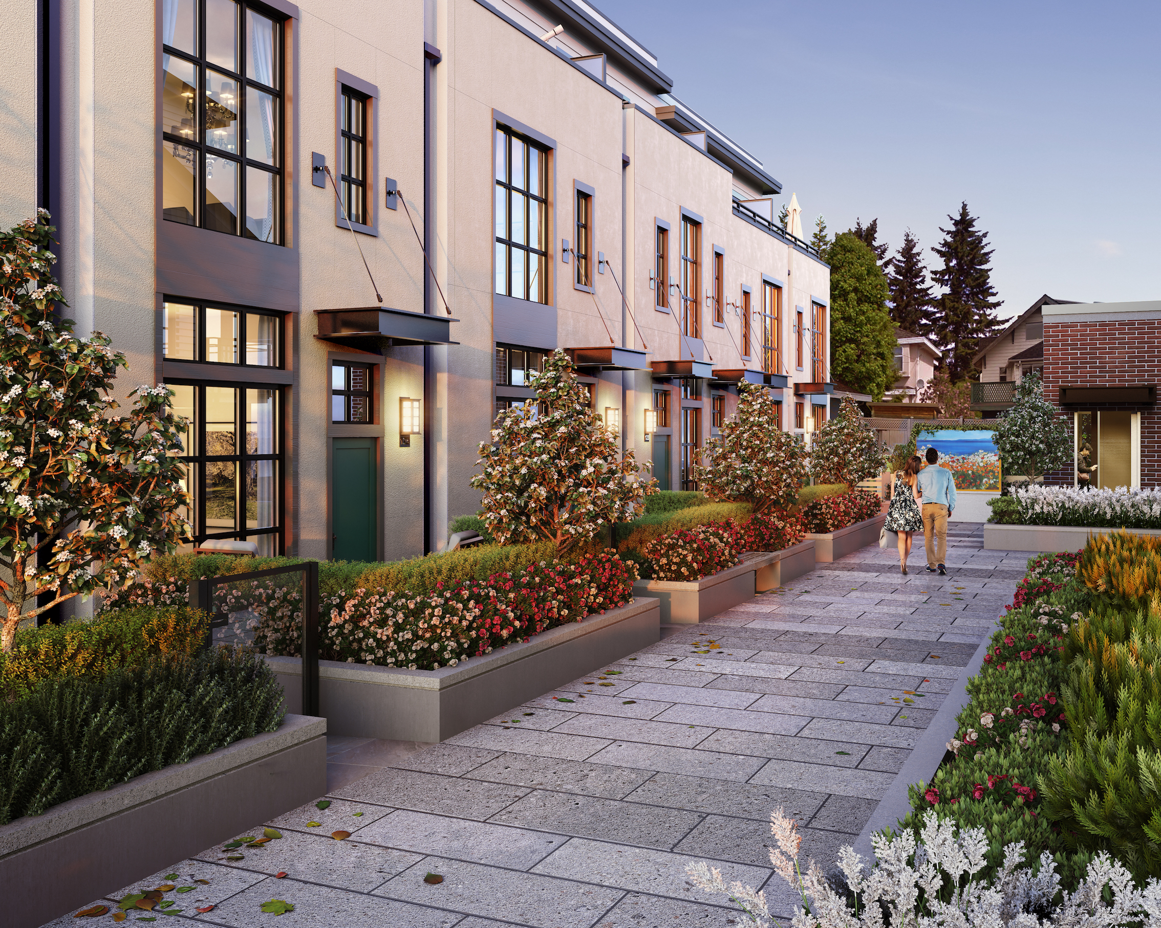 Westbury Courtyard Rendering