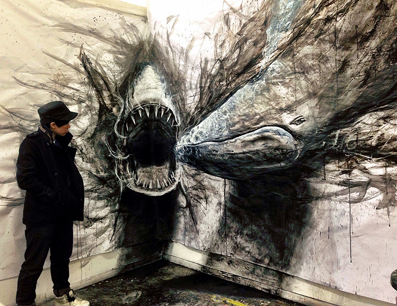 Shark vs humpback Fiona Tang Gryphon Musee